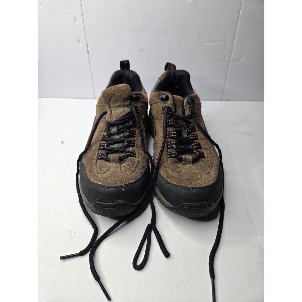 Beaver Creek Mens 8M Brown Suede Low Top Hiking Trail Shoes Lug Sole Outdoor